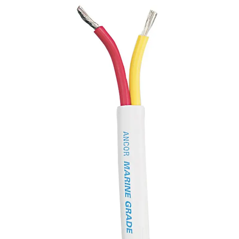 Ancor Safety Duplex Cable - 18/2 Awg - Red/Yellow - Flat - 250' [124925] 1
