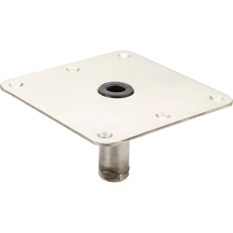 Attwood Swivl-Eze 7X7 Lockn-Pin Zinc Plated Steel 3/4" Pin Base [Sp-67739-T] 1