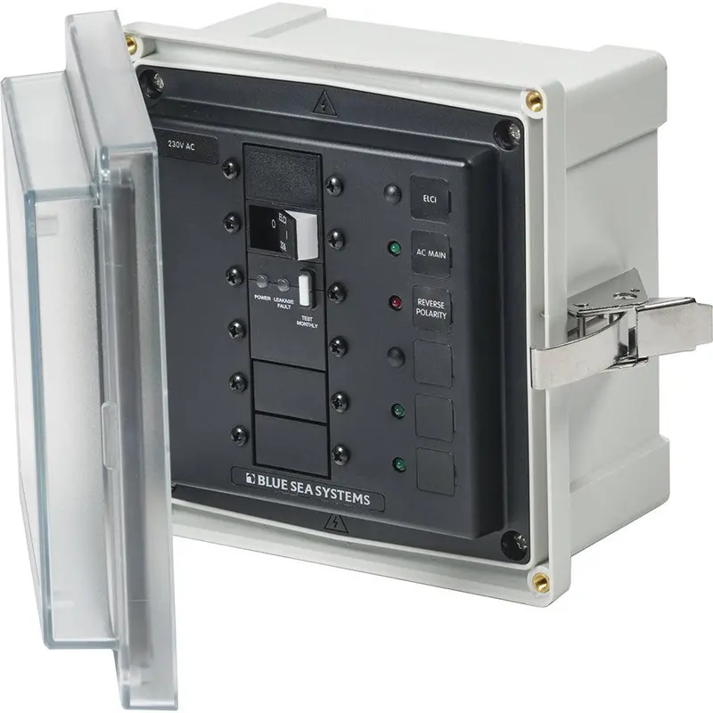 Blue Sea 3123 - Sms Panel Enclosure W/Elci (32A)  3 Blanks - 230V Ac [3123] 1