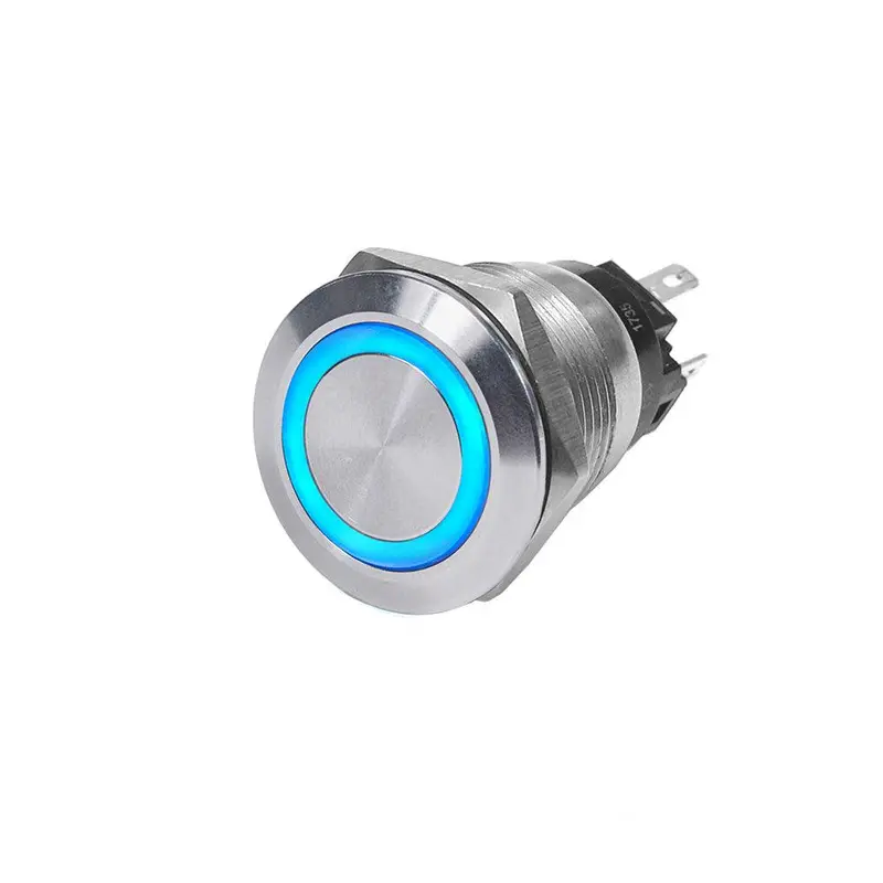Blue Sea 4160 Ss Push Button Switch - Off-On - Blue - 10A [4160] 1