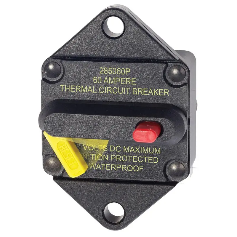 Blue Sea 7084 60 Amp Circuit Breaker Panel Mount 285 Series [7084] 1