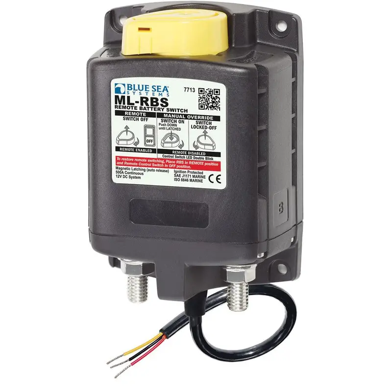 Blue Sea 7713 Ml-Rbs Remote Battery Switch W/Manual Control Release - 12V [7713] 1
