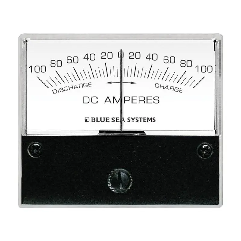 Blue Sea 8253 Dc Zero Center Analog Ammeter - 2-3/4" Face, 100-0-100 Amperes Dc [8253] 1