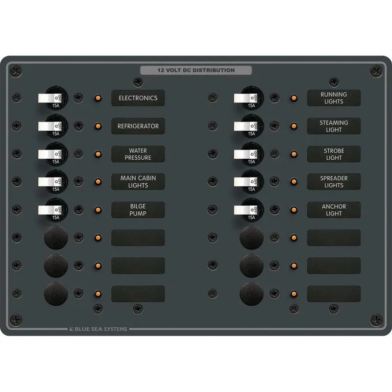 Blue Sea 8377 Panel Dc 16 Position [8377] 1
