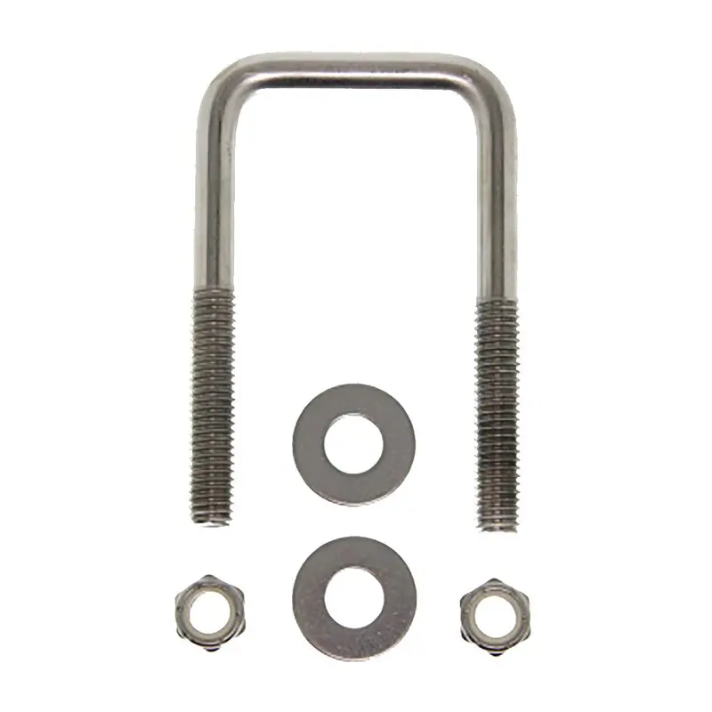 C.E. Smith Zinc U-Bolt 7/16"-14 X 3-1/8" X 3" W/Washers  Nuts - Square [15252A] 1