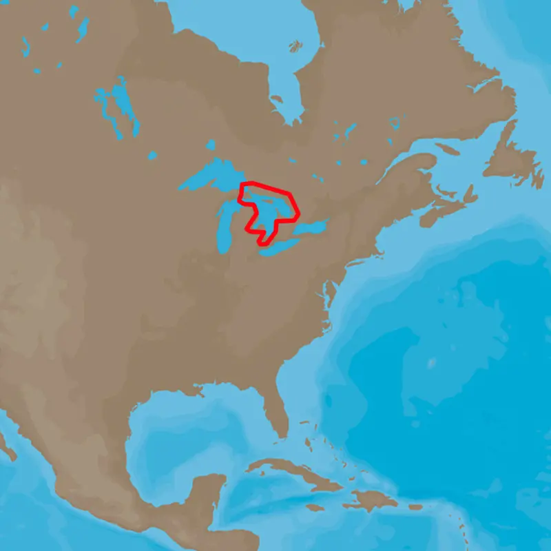 C-Map  4D Na-D932 Lake Huron And Georgian Bay [M-Na-D932-Ms] 1