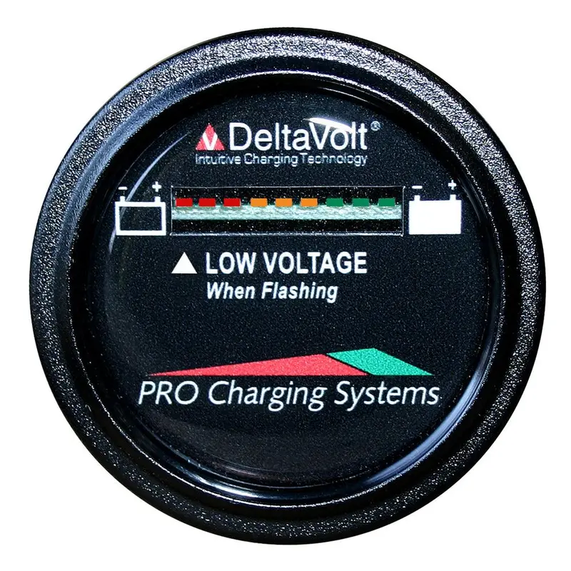 Dual Pro Battery Fuel Gauge - Deltaview Link Compatible - 36V System (3-12V Batteries, 6-6V Batteries) [Bfgwov36v] 1