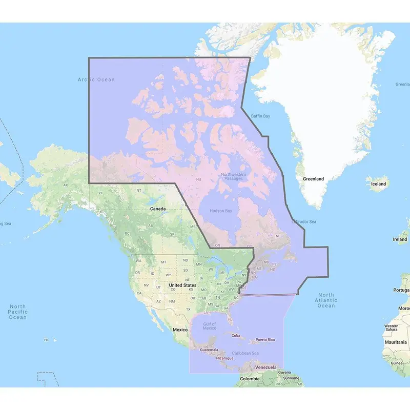 Furuno Us  Canada Atlantic Coast, Gulf Of Mexico, Caribbean Bahamas And Central America Vector Charts - Unlock Code [Mm3-Vna-033] 1