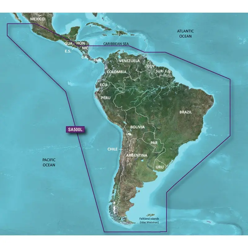 Garmin Bluechart G3 Hd - Hxsa600x - South America - Microsd/Sd [010-C1067-20] 1