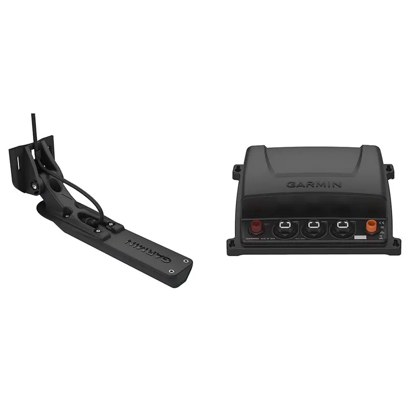 Garmin Gcv 20 Ultra Hd Scanning Sonar Black Box W/Gt34uhd-Tm Ultra Hd Transom Mount Transducer [010-02055-00] 1