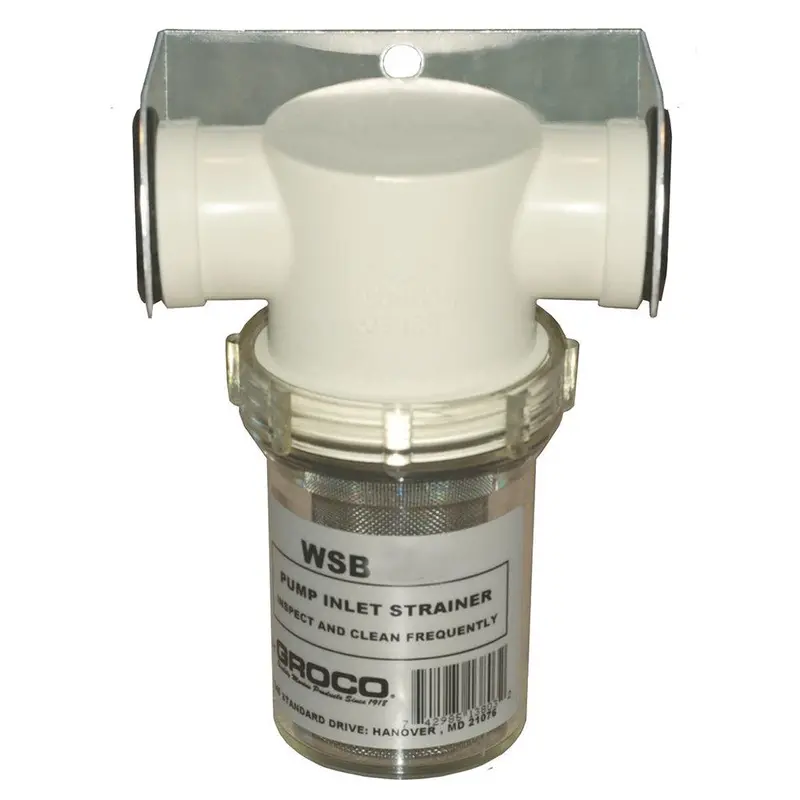 Groco 3/4" Fresh Water Strainer W/Plastic Basket [Wsb-750-P] 1