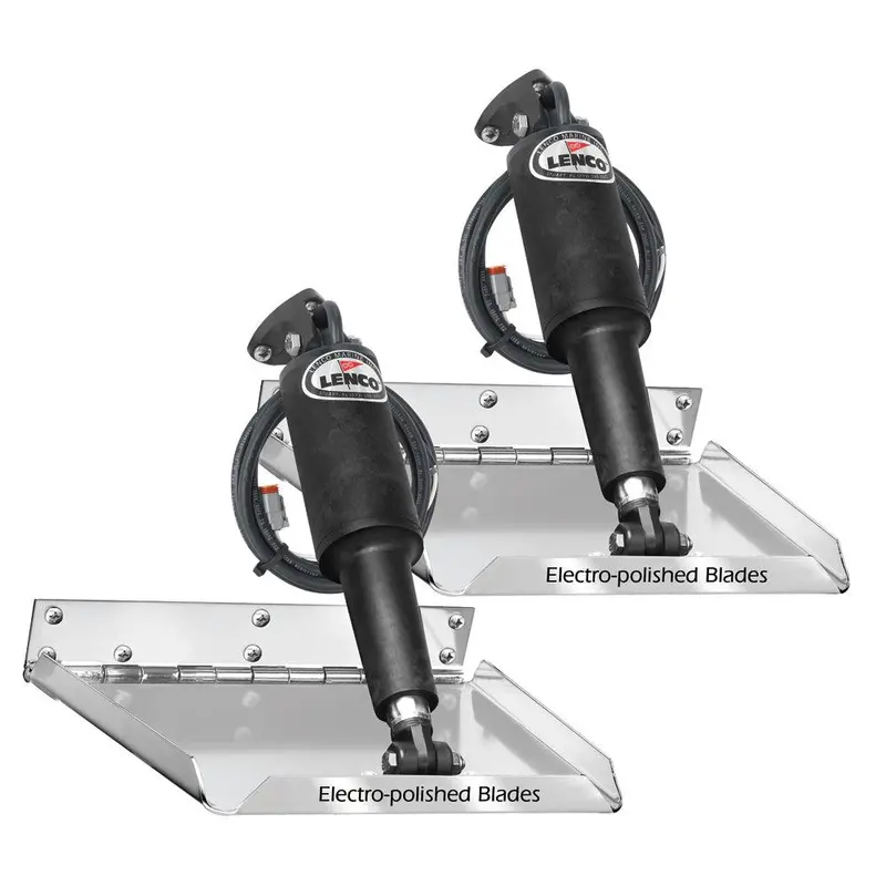 Lenco 12" X 12" Standard Performance Trim Tab Kit W/O       Switch Kit 12V [15037-101] 1