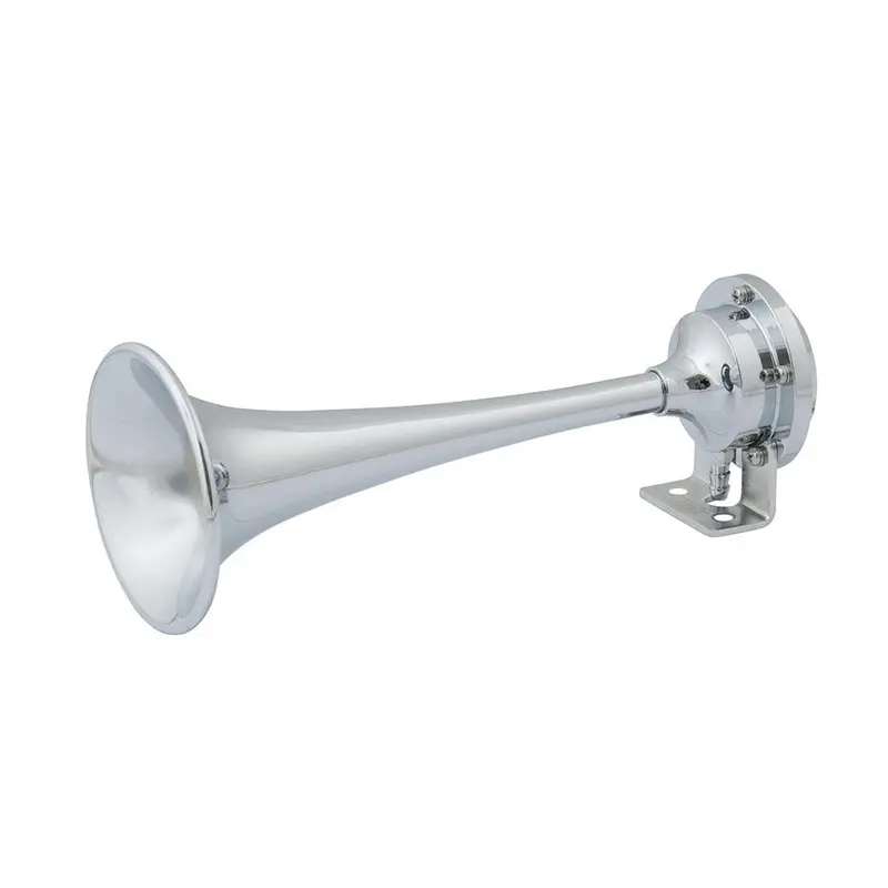 Marinco 12V Chrome Plated Single Trumpet Mini Air Horn [10107] 1