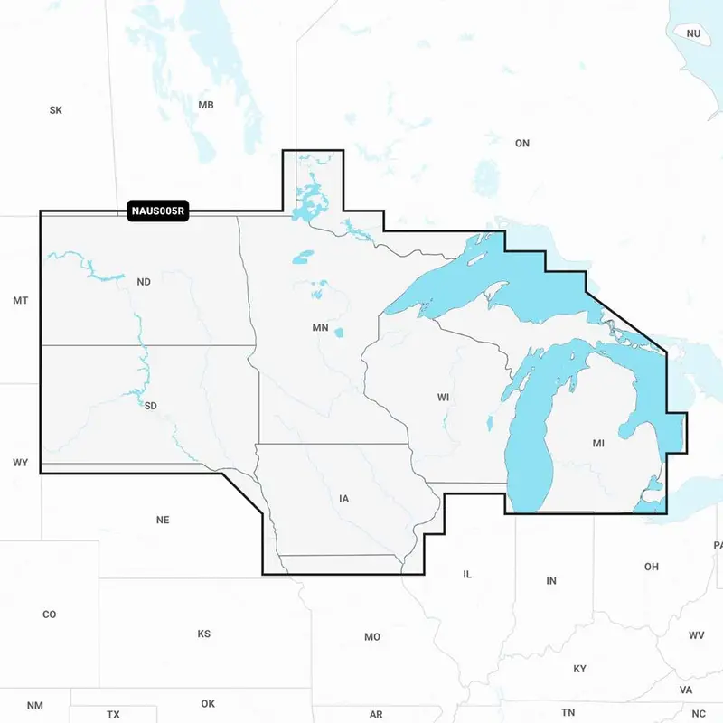 Navionics Naus005r - U.S. North - Navionics+ [010-C1368-30] 1