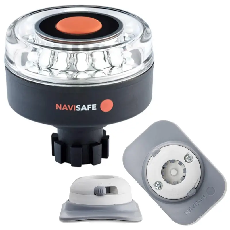 Navisafe Navilight 360 2Nm W/Navibolt Base  Rib Mount - White [042Kit4] 1