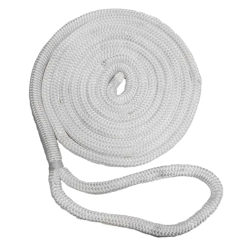 New England Ropes 3/8" Double Braid Dock Line - White - 15 [C5050-12-00015] 1