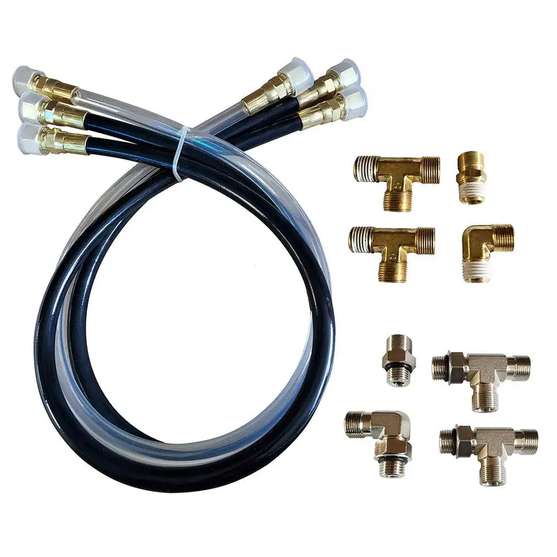 Octopus 30" Hose & Fitting Kit Including Orb & Npt Helm Fittings [Oc17suk42] 1
