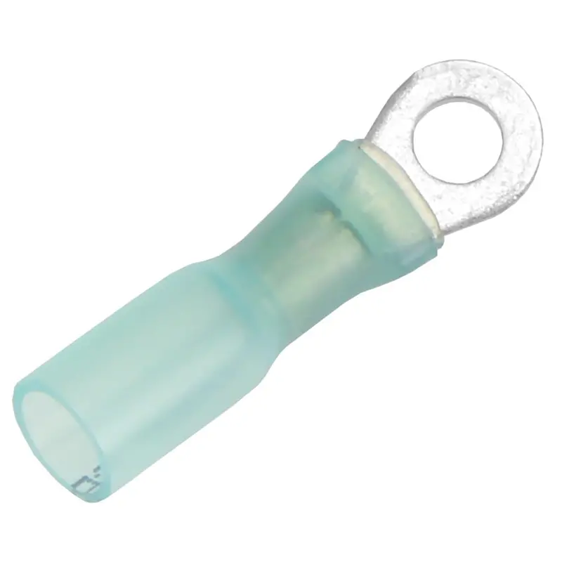 Pacer 16-14 Awg Heat Shrink Ring Terminal - #8 Stud Size - 100 Pack [Te14-8R-100] 1