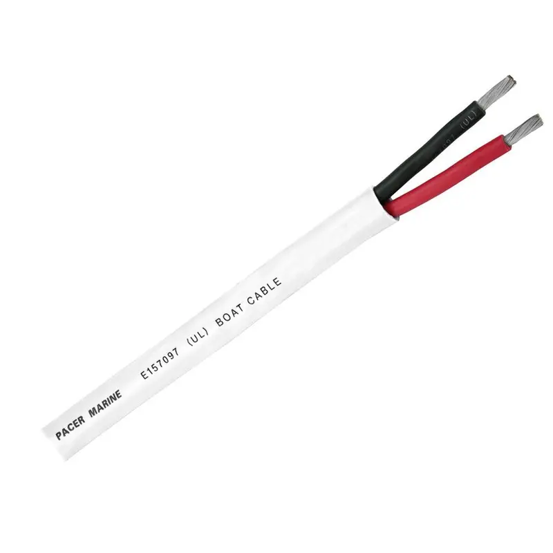 Pacer Duplex 2 Conductor Cable - 100' - 12/2 Awg - Round Cable - Red, Black [Wr12/2Dc-100] 1