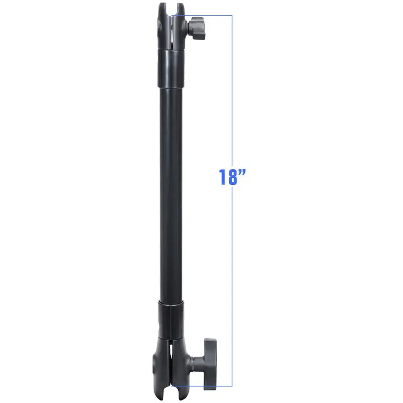 Ram Mount 18" Long Extension Pole W/1" And 1.5" Single Open Sockets [Rap-Cb-201-18U] 1