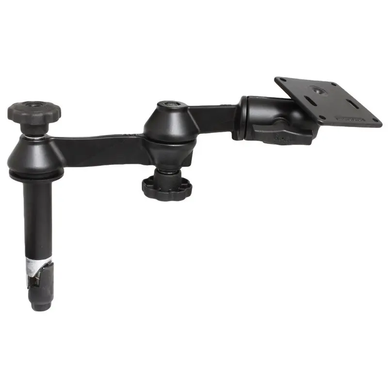 Ram Mount Double Swing Arm W/4" Male & No Female Tele-Pole - Vesa Plate [Ram-Vp-Sw1-4-2461] 1