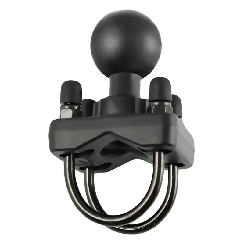 Ram Mount Double U-Bolt Ball Base F/1.25" - 1.5" Rails [Ram-235-1U] 1