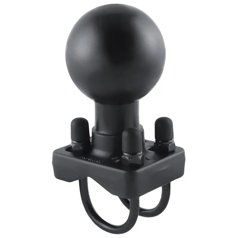 Ram Mount Double U-Bolt Base W/D Size 2.25" Ball For Rails From 1" To 1.25" In Diameter [Ram-D-235U] 1