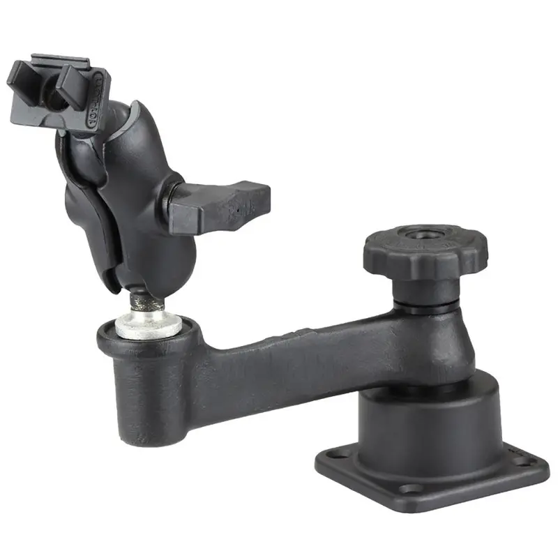 Ram Mount Horizontal Swing Arm Mount F/Lowrance Elite-5 Series [Ram-109H-2B-B-Lo11] 1