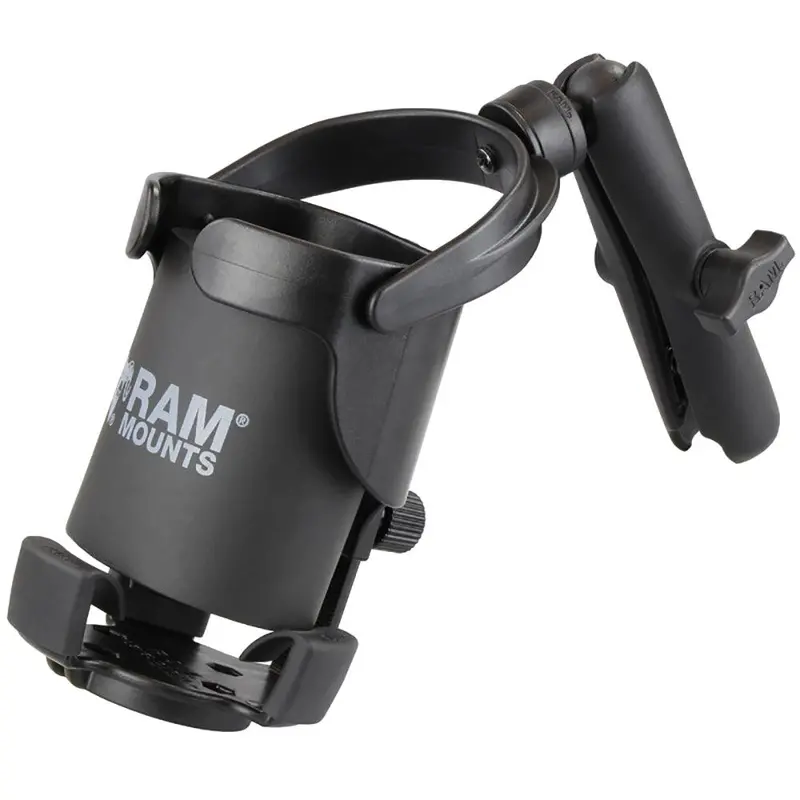 Ram Mount Level Cup Xl W/Long Double Socket Arm [Ram-B-417B-C-201U] 1