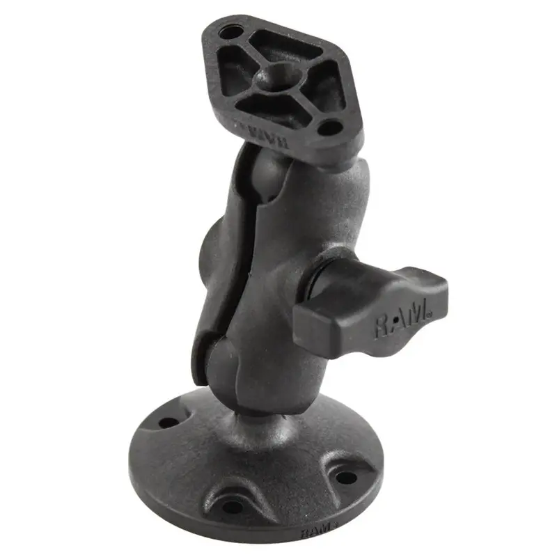 Ram Mount Ram High-Strength Composite Drill-Down Mount W/Diamond Plate [Rap-B-138-Au] 1