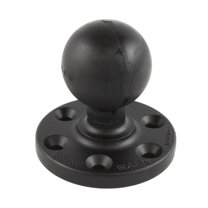 Ram Mount Ram Large Round Plate W/6-Hole Pattern  Ball [Ram-D-202U-Sym1] 1