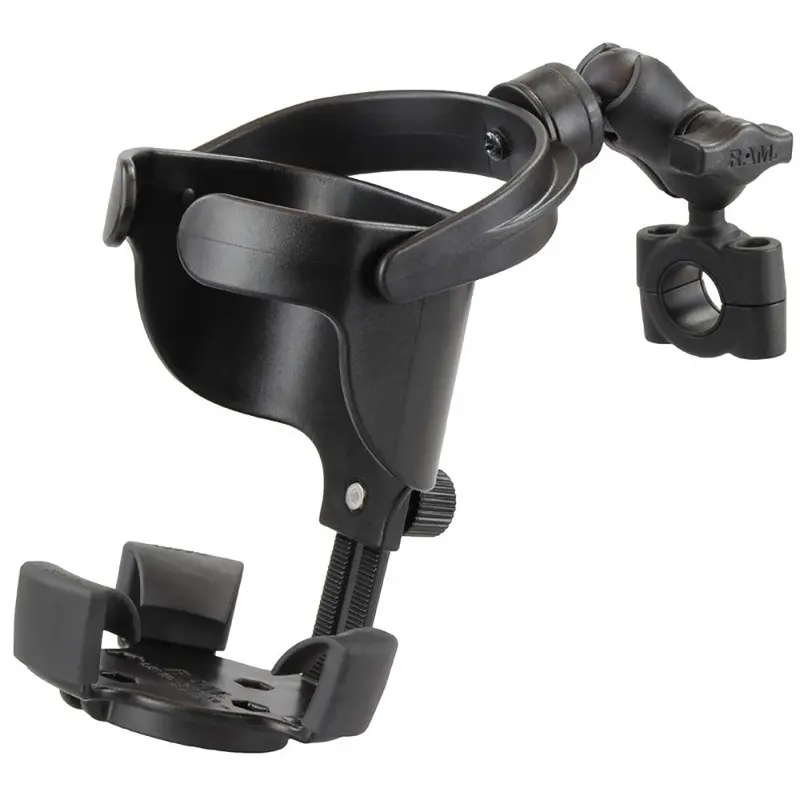 Ram Mount Ram Level Cup Xl With Torque 3/4"  1" Diameter Rail Base And Short Arm [Ram-B-408-75-1-A-417U] 1