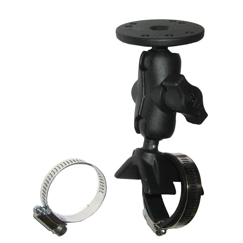 Ram Mount Strap Mount W/Short Arm & Round Base [Ram-B-108U-A] 1