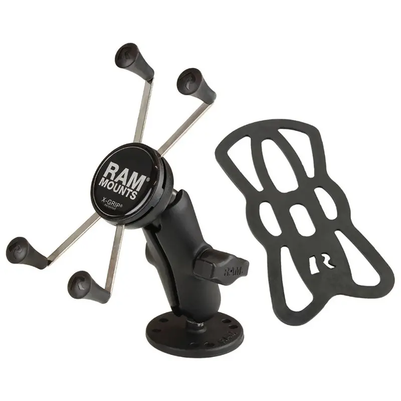 Ram Mount X-Grip Large Phone Mount With Drill-Down Base [Ram-B-138-Un10] 1