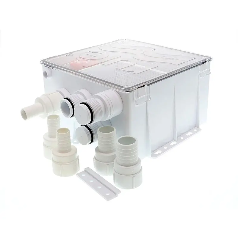 Rule Shower Drain Box W/800 Gph Pump - 24V [98B-24] 1