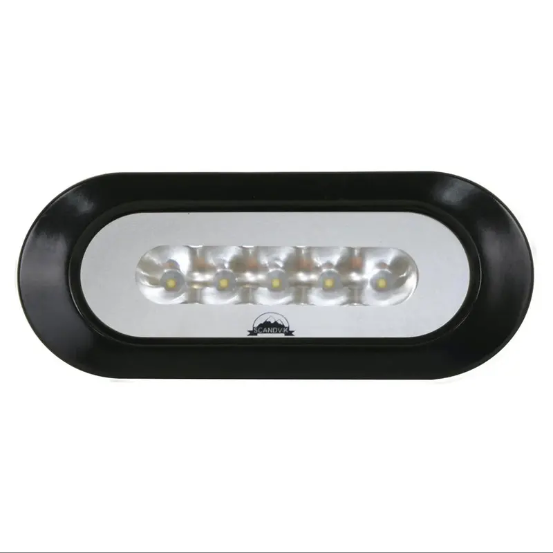 Scandvik Flush Mount Spreader Light - Black [41356P] 1
