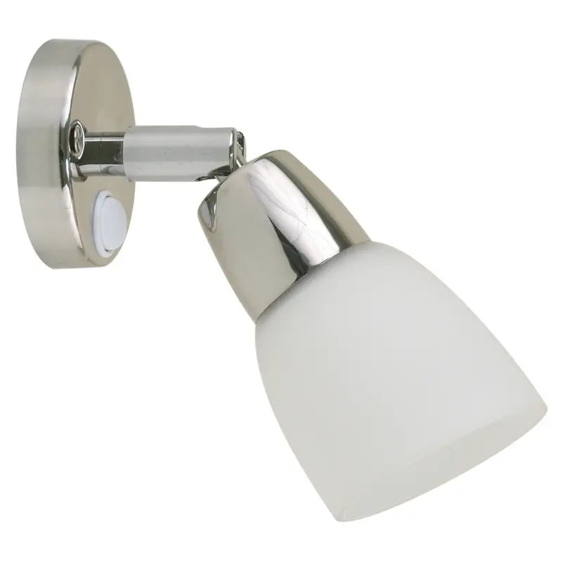 Scandvik Ss Reading Light W/Frosted Glass Shade - 10-30V [41365P] 1