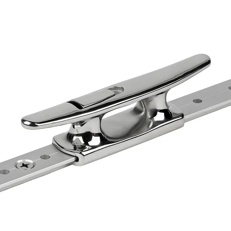 Schaefer Mid-Rail Chock/Cleat Stainless Steel - 1" [70-74] 1