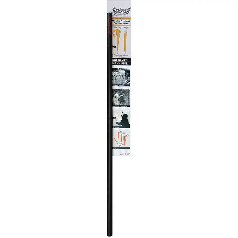 Spiroll Rope Protector Black F/Lines 1/2"  Greater [Spl-24-B-Rp] 1