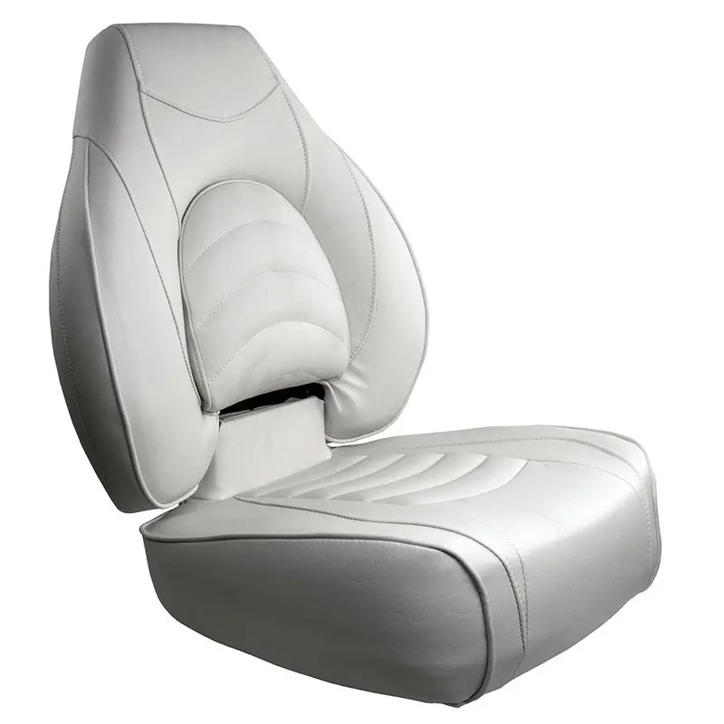 Springfield Fish Pro High Back Folding Seat - White [1041606-1] 1
