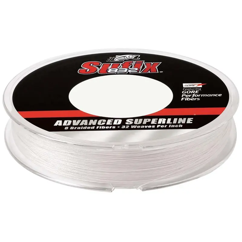 Sufix 832 Advanced Superline Braid - 8Lb - Ghost - 300 Yds [660-108Gh] 1