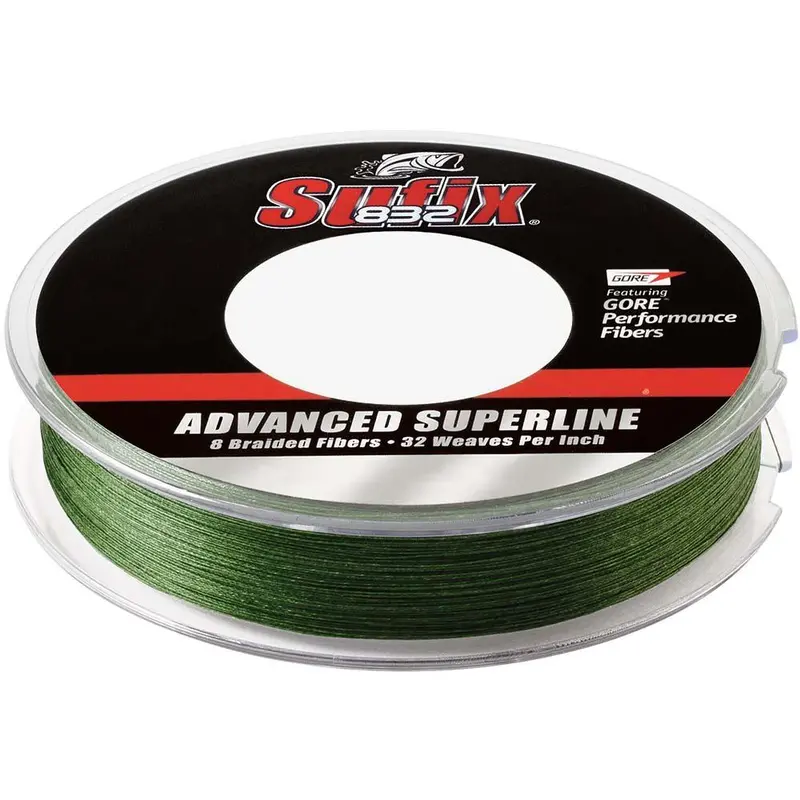 Sufix 832 Advanced Superline Braid - 8Lb - Low-Vis Green - 150 Yds [660-008G] 1
