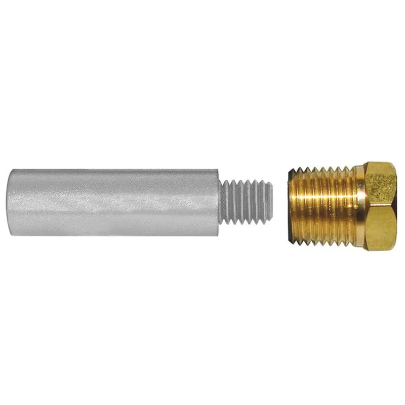 Tecnoseal E2 Pencil Zinc W/Brass Cap [Tec-E2-C] 1