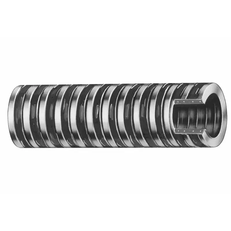 Trident Marine 1-1/8" Heavy Duty Pvc Bilge  Livewell Hose (Fda) - Clear W/Black Helix - Sold By The Foot [147-1186-Ft] 1