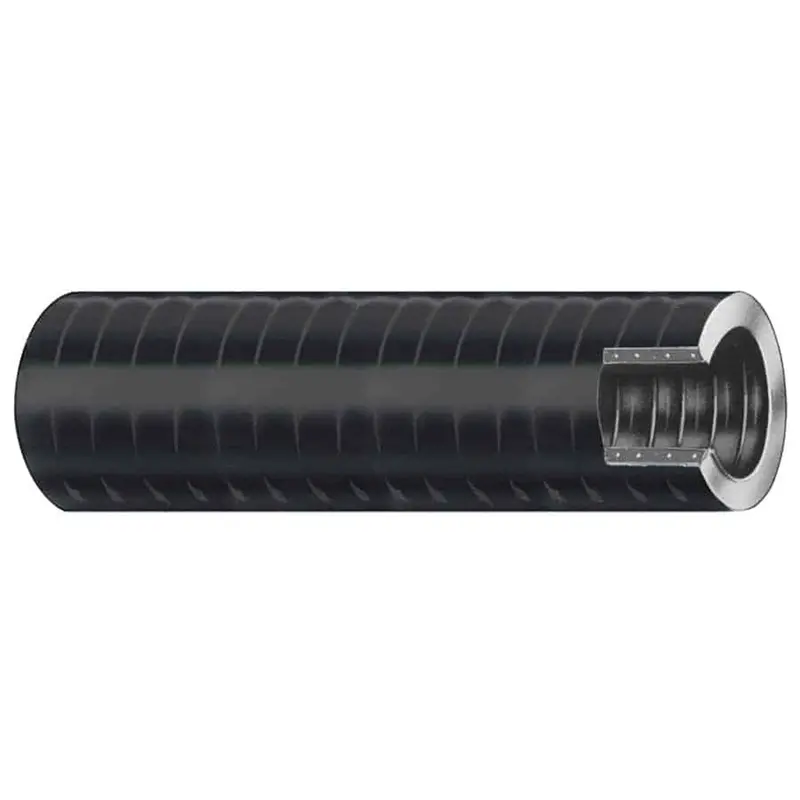 Trident Marine 1-1/8" X 50 Vac Xhd Bilge  Live Well Hose - Hard Pvc Helix - Black [149-1186] 1