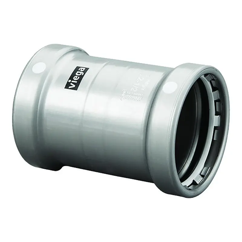Viega Megapress 4" Carbon Steel Coupling W/O Stop W/Fmk - Double Press Connection - Smart Connect Technology [26695] 1
