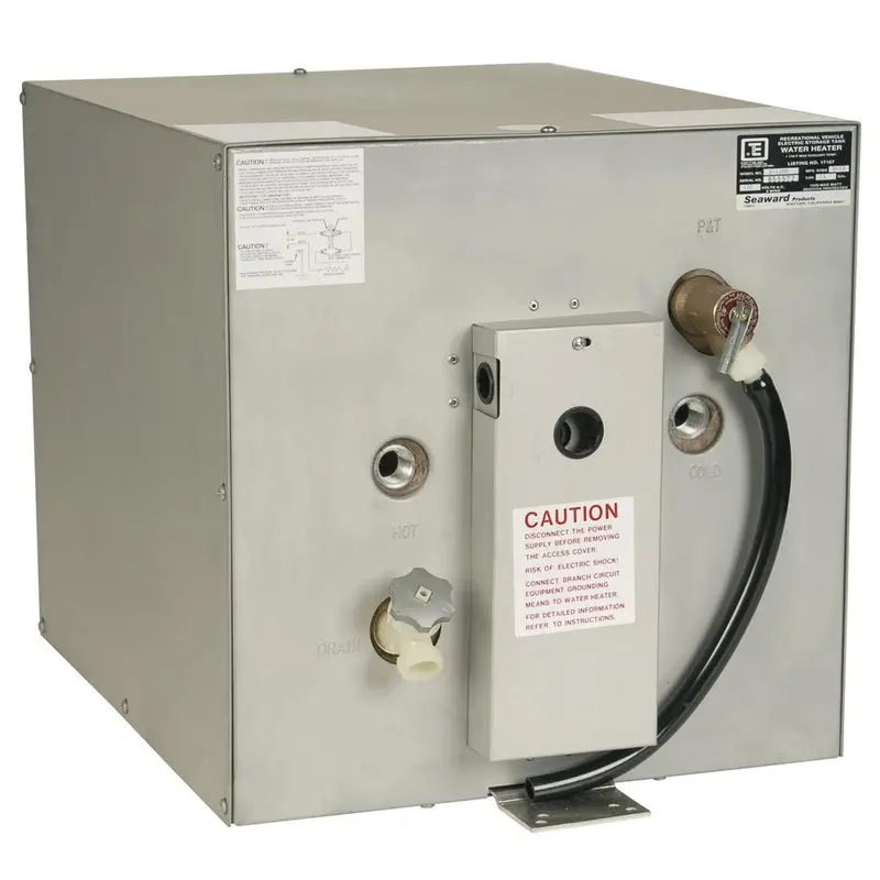 Whale Seaward 11 Gallon Hot Water Heater W/Rear Heat Exchanger - Galvanized Steel - 120V - 1500W [S1100] 1