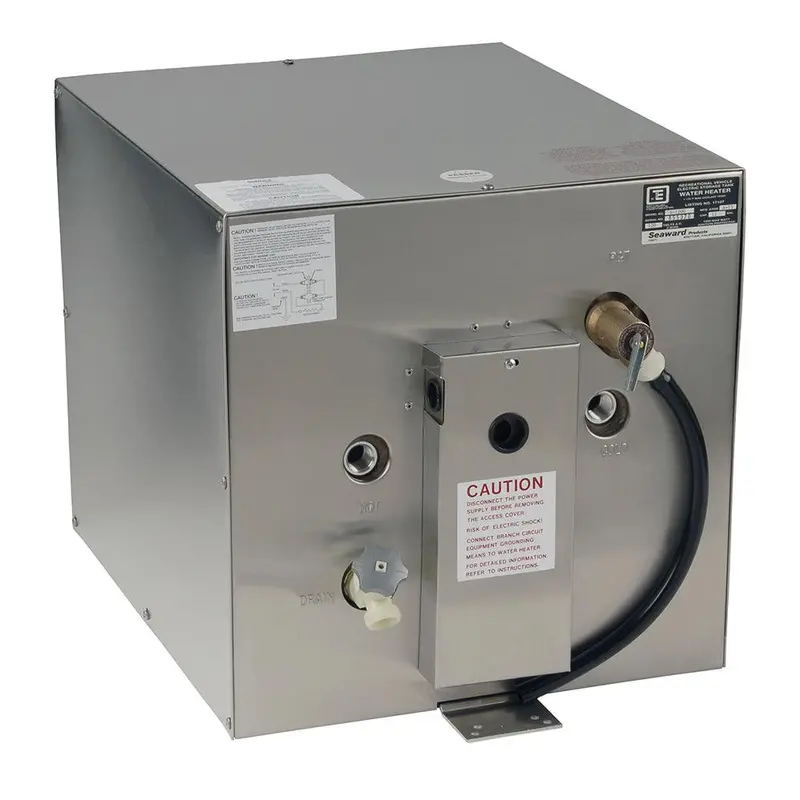 Whale Seaward 11 Gallon Hot Water Heater W/Rear Heat Exchanger - Stainless Steel - 240V - 1500W [S1250] 1