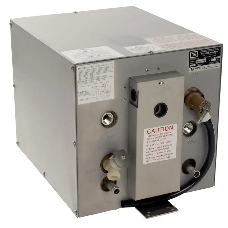 Whale Seaward 6 Gallon Hot Water Heater W/Front Heat Exchanger - Galvanized Steel - 120V - 1500W [F600] 1