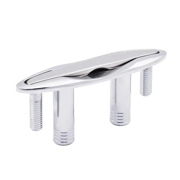Whitecap Marine Products 6" Stainless Steel E-Z Pull Up Cleat 1